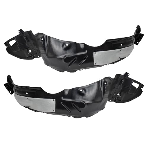Image of TRQ Front Inner Fender Liner Set Compatible with 2017-2019 Toyota Corolla TO1248210 TO1249210