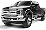 Bushwacker Extend-A-Fender Extended Front & Rear Fender Flares | 4-Piece Set, Black, Smooth Finish | 20943-02 | Fits 2017-2022 Ford F-250 w/ 6.8' or 8.2' Bed, F-350 Super Duty w/ 8.2' Bed