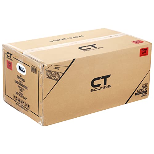 Image of CT Sounds Dual 10 inch 2600W Loaded Tropo Series Ported Car Subwoofer Box - TROPO-2X10D4