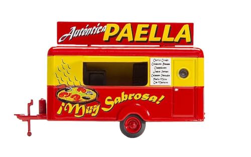 Chariot de vente paella Faller 182304 pour animer les places de gare H0