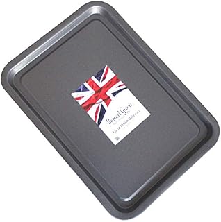 Non Stick Oven Baking Tray Roasting Twin Pack Sets PFOA BPA Free Cookware Made in England (XL Single Tray)