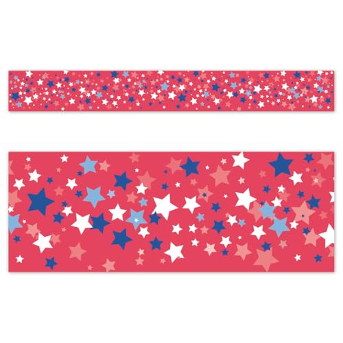 CTP Core Decor Patriotic Stars EZ Border Bulletin Board Borders (#11049 Creative Teaching Press)