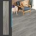 Art3d Peel and Stick Floor Tile Vinyl Wood Plank 36-Pack 54 Sq.Ft, Deep Gray, Rigid Surface Hard Core Easy DIY Self-Adhesive Flooring