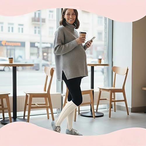 Image of Sooverki Compression Socks for Women & Men 6 Pairs is Best Supportive Knee High Stockings for Circulation, Travel, Nurses