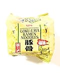 Shirakiku Goku-uma Japanese Style Instant Noodles | Tonkotsu Flavor Authentic Ramen Noodles | Savory Broth, Rich pork-based flavor - Perfect for Home or On the Go Meals - 5 Pack (5x3.35 oz)