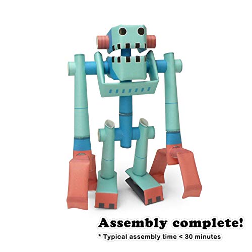 Piperoid Muscle Joe - Japanese 3D Paper Puzzle Diy Robot Kit For Kids And Origami Kit For Adults #TOP3