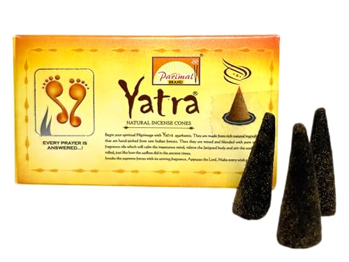Conos Incienso Parimal Yatra Natural - Natural Incense Cones - Cajita de 10 Conos - HOSTENATURA