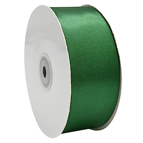 Snapklik.com : Double Face Forest Green Satin Ribbon 2 Inch X 50 Yards ...