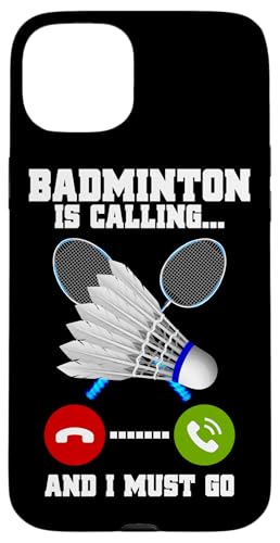 �o�h�~���g�����Ă�ł���A���͍s���Ȃ���΂Ȃ�Ȃ����P�b�g�o�h�~���g���I��Badminton �X�}�z�P�[�X iPhone 15 Plus �p