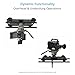 PROAIM Polaris Pro Low-Profile Video Camera Dolly w Universal Track Ends. Integrated Mitchell Mount. Compatible Track Rail Diameter: 1.18”- 1.96”. Offers Payload up to 363kg / 800lb. (DL-PLRS-P01)