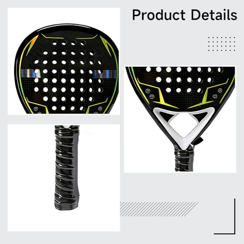 Set de raquetas para tenis de playa, fibra de carbono 12K miniatura 2