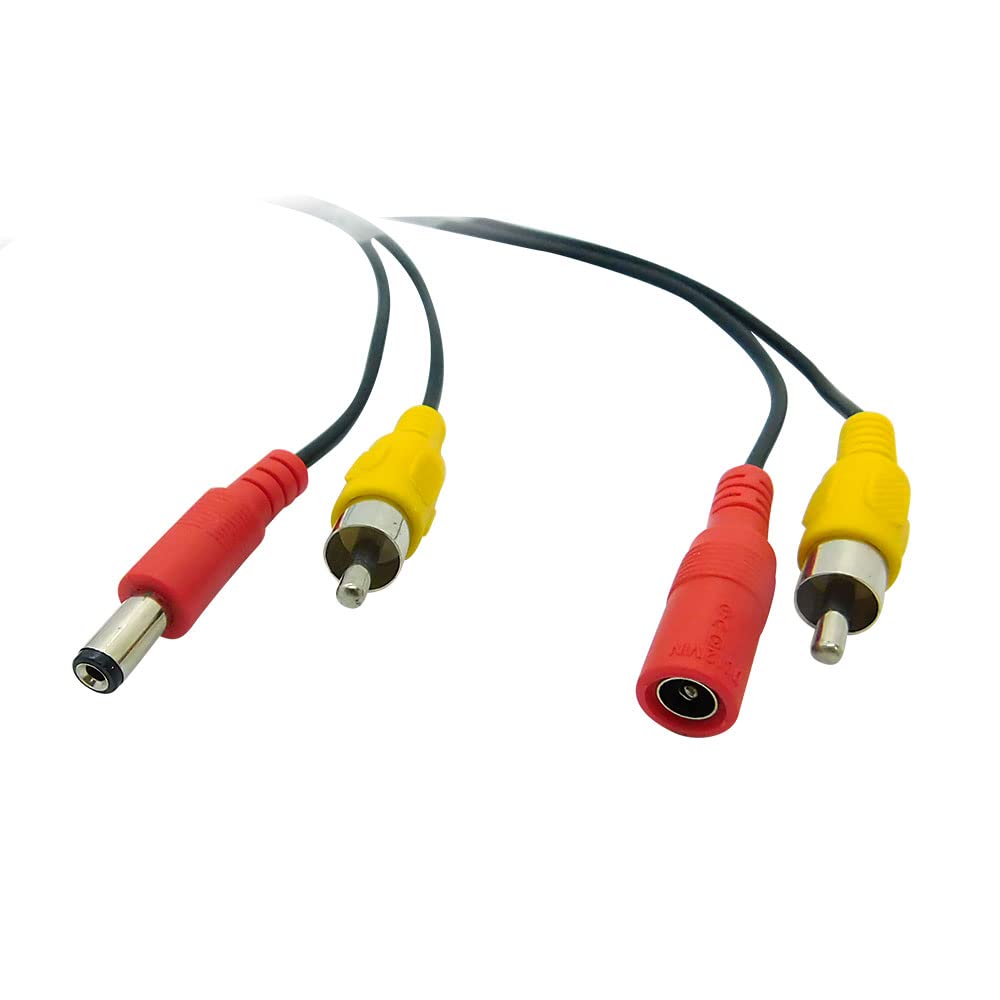 防犯カメラケーブル RCA BNCケーブル 電源一体型 15m 4個セット 【公式