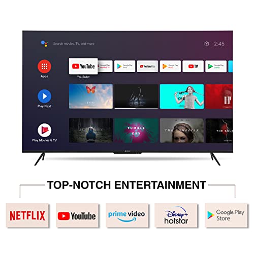 Image of Sansui 165 cm (65 inches) 4K Ultra HD Smart Android LED TV JSW65ASUHDFF (Ebony Black)