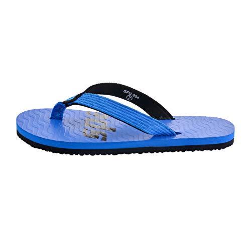 Buy Sparx Men's Blue Black Slippers-9 