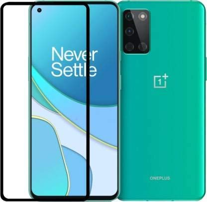 Image of VZZR? Premium Tempered Glass - Full HD, 2.5D Curved, 9H Hardness, Edge to Edge, Shatterproof, Anti Scratch Screen Guard (For onePlus 8T (5G))
