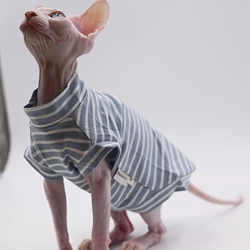 Roupas de algodão Sphynx para gatos primavera e verão finas de alta elasticidade Devon Rex, roupas K