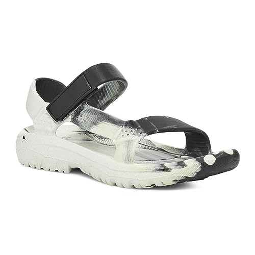 Teva Women's Hurricane Drift Huemix Sandal, Black Swirl, 8 UK