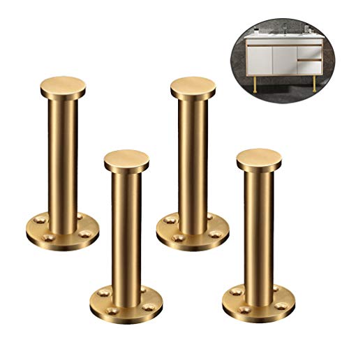 Furniture legs Regulables Patas para Muebles De Cocina Ajustable Mesa TV Cama Pie De Soporte Europea Armario Baño Patas De Repuesto(Tornillos Incluidos)