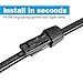 Rear Wiper Blade,ASLAM Type-E 11H for 2010-2017 Volkswagen Golf Rear Windshield,Exact Fit(Pack of 2)