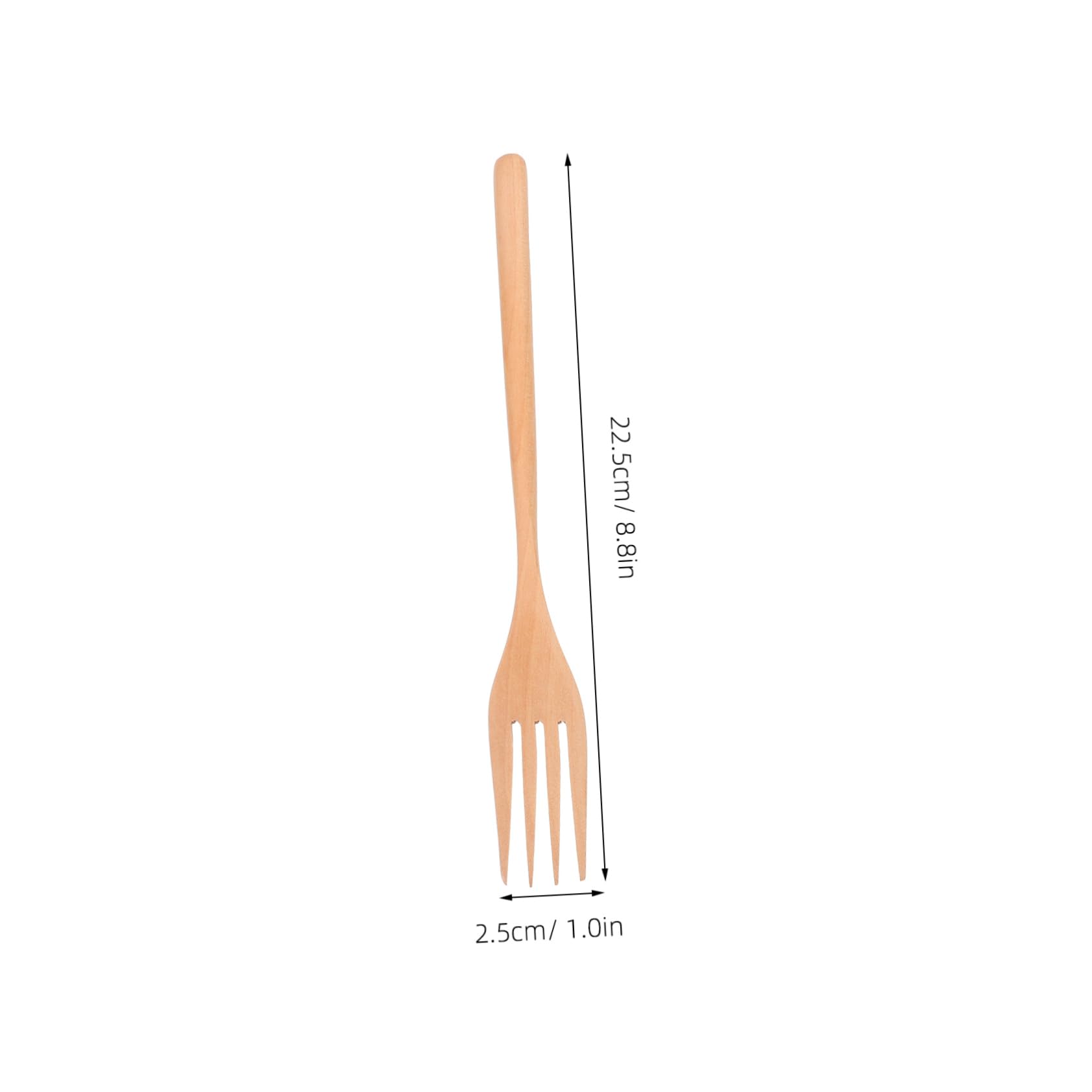 SOLUSTRE Fork Salad Server Wooden Salad Claw Fork for Cooking Serving Easy Clean Safe