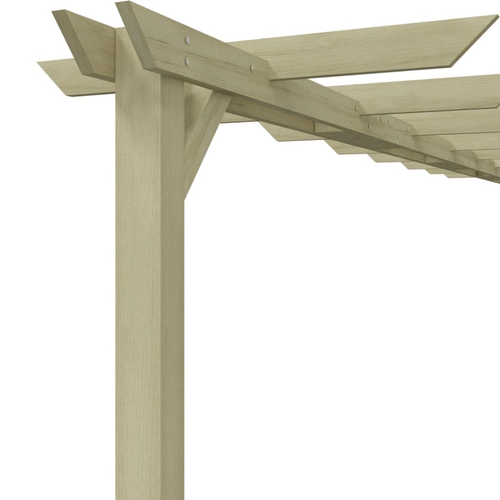 vidaXL Legno di Pino Impregnato Pergola da Giardino Pergolato Supporto Piante