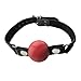 Spartacus Removable Silicone Ball Gag, Red, 2 Inch