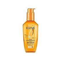 L’Oréal Elvive Trattamento, Per Capelli Normali o Secchi, Protegge da Aggressioni e Nutre la Fibra, Per Capelli Morbidi e Leggeri, Con Oli Preziosi di Marula e Camelia, Olio Straordinario, 100 ml