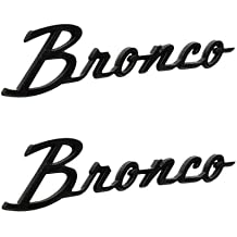 2021-2026 Ford Bronco Classic Gloss Black Fender Badge Kit M-1447-BSGS