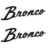2021-2025 Ford Bronco Classic Gloss Black Fender Badge Kit M-1447-BSGS