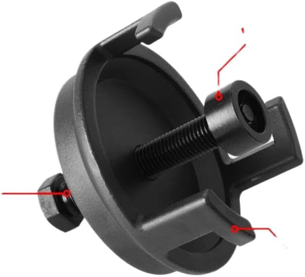 Harmonic Balancer Puller Tool Compatible with GM Vehicles Requiring 25264 Specification, Black