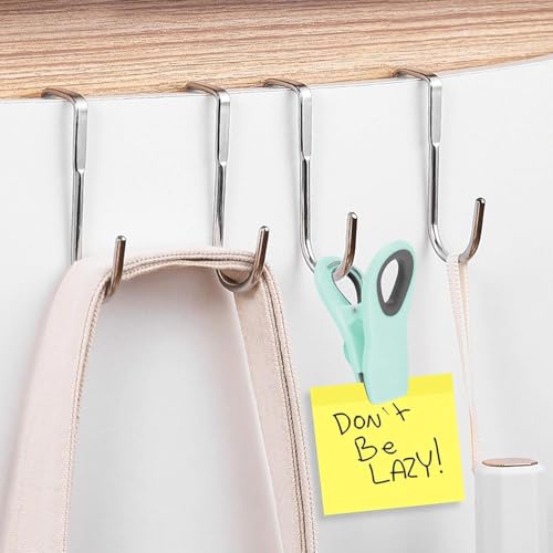 Image of Magnetic Chip Bag Clips Set, Food Sealing Clips with Built-in Magnet, Reusable Plastic Snack Bag Sealers for Kitchen Storage, Freezer Bags, Chips, Coffee & Food Freshness (Multi-Color)