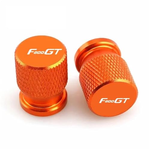 Bouchon valve pneu moto orange pour modèles BMW F800GT et F800S