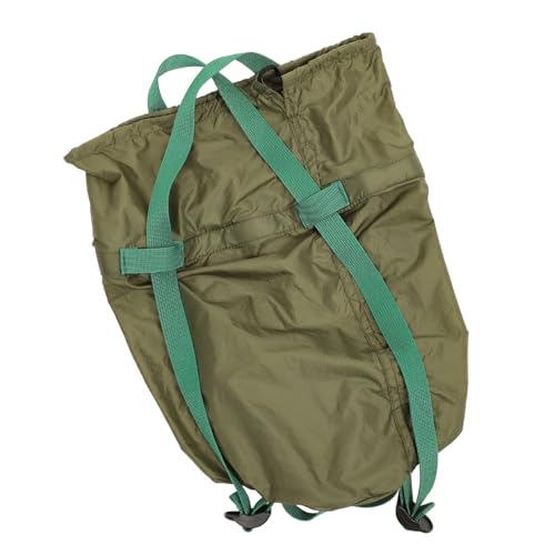 HONMEET Clothes Storage Pouch Portable Compression Bag for Camping and Hiking Drawstring Stuff Sack for Quilts and Sleeping Bags Lightweight Outdoor Storage Green