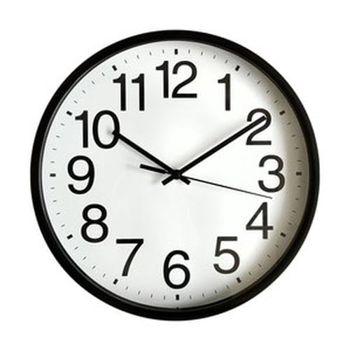 Levitantes Horloge Murale Blanche de 25 cm, Fonctionnement à Piles, Design Minimaliste, idéale pour décorer et Donner l'heure dans n'importe Quel...