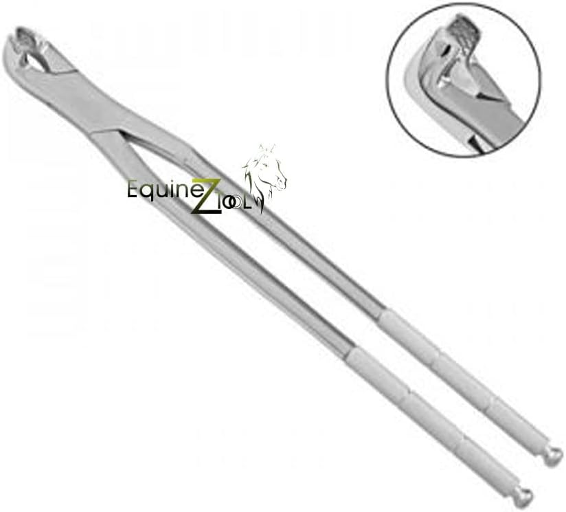 Equinez Tools 19" Concave Jaw Forceps, with Pouch, Stainles