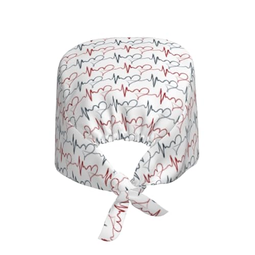 Image of Unisex Adjustable Surgical Sweatband - Elastic Bandage Cap - Scrub Caps for Nurse Working Cap