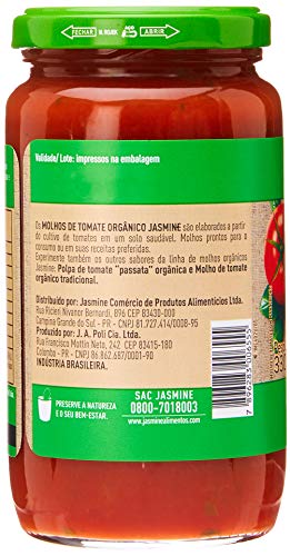 ORGÂNICO MOLHO DE TOMATE MANJERICÃO - 330g