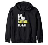 Photo Gallery eat sleep softball ripeti divertente softball vintage felpa con cappuccio Photo Gallery eat sleep softball ripeti divertente softball vintage felpa con cappuccio