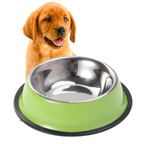 HAPINARY 防滑 ボウル グリーン 犬用 用 食 フードボウル 滑り め設計でお れ