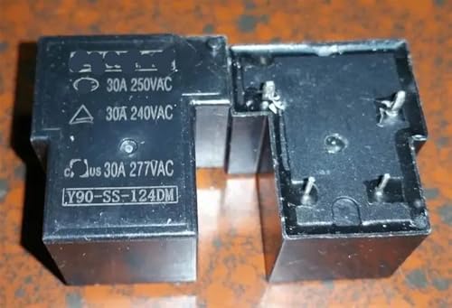 Relé de 4 pines T90-1A-4P compatible con Y90-SS-124DM Y90-SS-112DM y sistemas de automatización