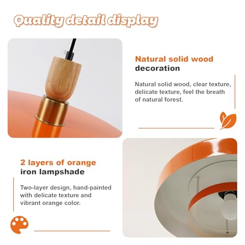 Image of Plug in Pendant Light, Adjustable Height Hanging Fixture, Vintage Industrial Hanging Lamp, No Hardwire Needed Swag Light for Kitchen Island, Bedroom, Dining Room