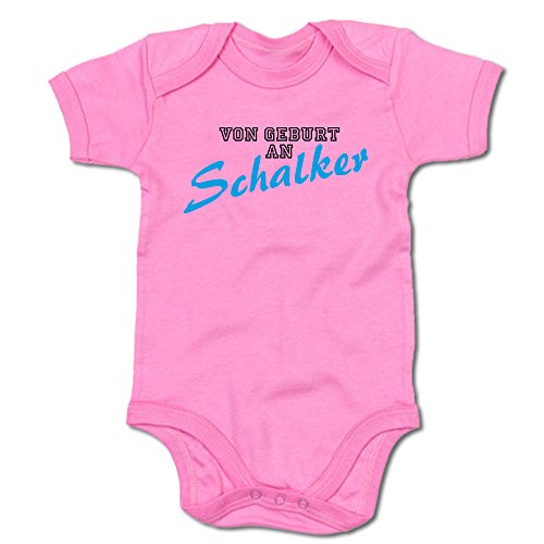 G-graphics Von Geburt an Schalker Baby-Body (250.0091) (3-6 Monate, pink)