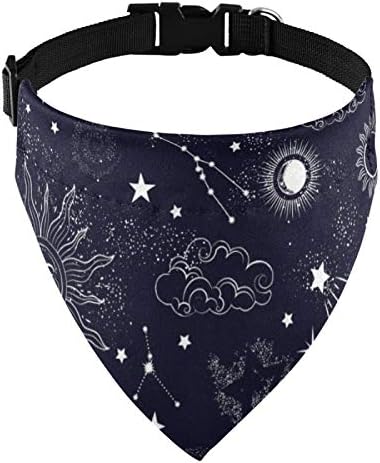 Fohoo ペットネッカチーフ かわいい ペットバンダナ おしゃれ 太陽 月柄 星柄 宇宙 予約販売 本 ペット用スタイ よだれカバー 約33cm 53cm 柔らかい 洗いやすい よだれ掛け 長さ調節可能 犬用 お散歩 猫用 食事用 Fohoo ペットネッカチーフ かわいい ペットバンダナ おしゃれ 太陽 月柄 星柄 宇宙 予約販売 本 ペット用スタイ よだれカバー 約33cm 53cm 柔らかい 洗いやすい よだれ掛け 長さ調節可能 犬用 お散歩 猫用 食事用