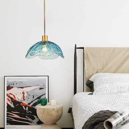 Suspension minimaliste trèfle bleu pour illuminer vos repas en famille - 3