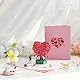 3D Pop Up Hochzeitskarte mit Geschenktasche Schöne Geldgeschenk Hochzeit Halter, Nachdenkliche Hochzeitsgeschenk für Jungvermählte Perfekte Hochzeitsgeschenk für Jahrestage