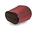 Airaid 720-472 Universal Clamp-On Air Filter: Oval Tapered; 6 in (152 mm) Flange ID; 9 in (229 mm) Height; 10.75 in x 7.75 in (273 mm x 197 mm) Base; 7.25 in x 4.25 in (184 mm x108 mm) Top