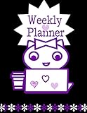  Weekly Planner: Undated Perpetual~Cute Cat Theme Planner 52 Weeks