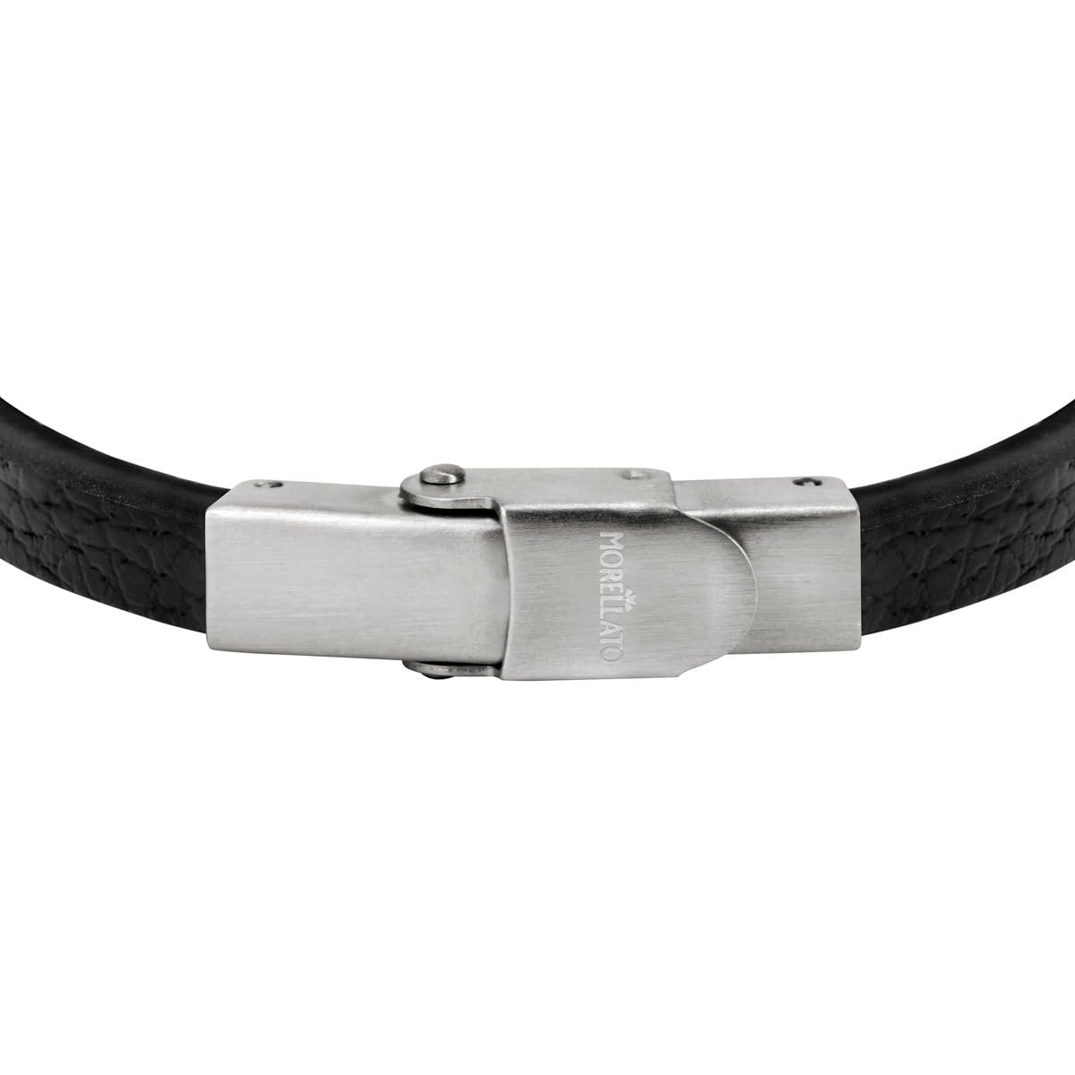 Morellato Bracciale da uomo, Collezione Moody, in Acciaio, cristalli, pelle - SQH26