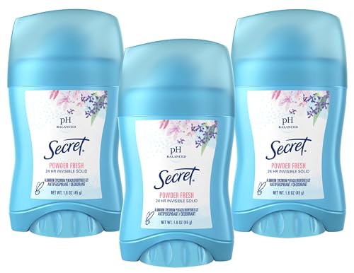 Secret 1.6OZ Deordorant (Pack of 3)