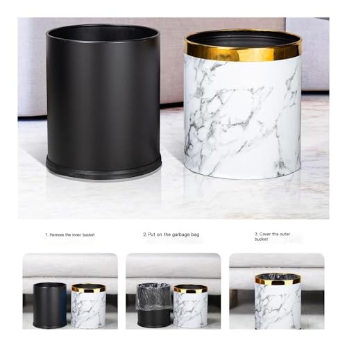 Caneca de basura para cocina, baño y oficina 10L miniatura 7